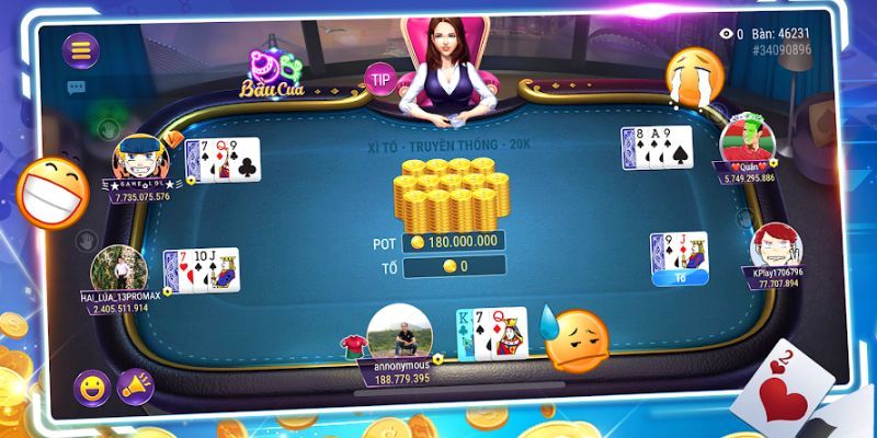 Luật chơi theo từng vòng cược chi tiết trong Xì Tố  